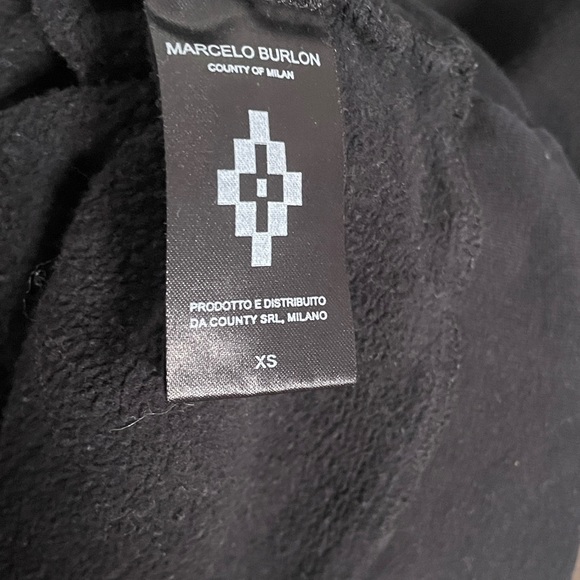 💝Marcelo Burlon County of Milan crew -neck printed sweatshirt - Picture 4 of 5